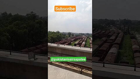 railway station Lahore viewed by orange train...#shortfeed #trendingshorts @pakistanisairsapatee