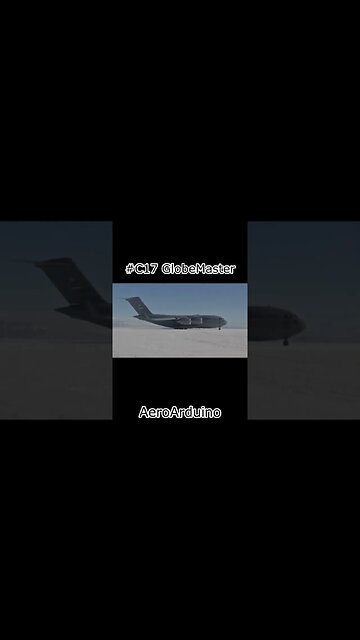 Watch Massive #C17 GlobeMaster Taxiing On Snowy Runway #Aviation #Fly #AeroArduino