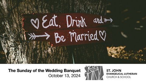 The Sunday of the Wedding Banquet — October 13, 2024