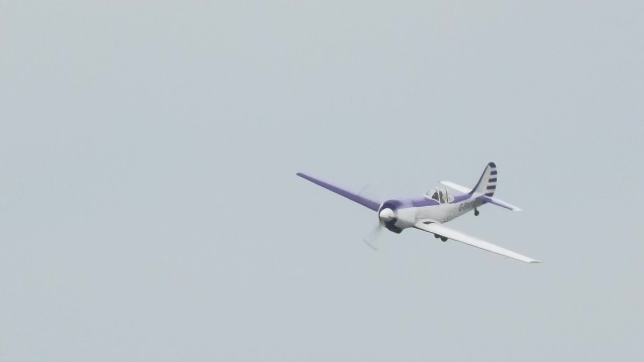 Yakovlev Yak-50 At The Blackpool Airshow 2018 4K