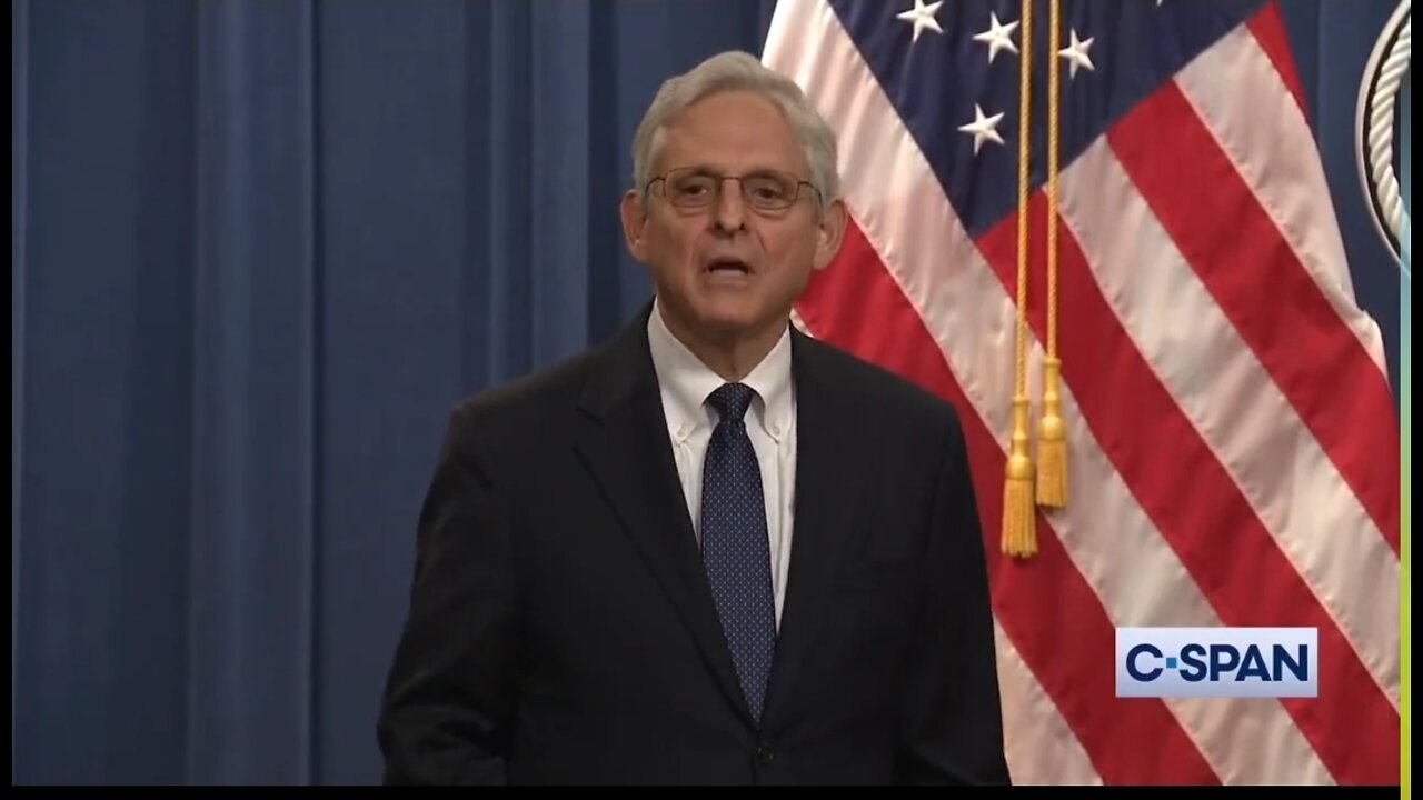 AG Garland Walks Away Without Taking Questions