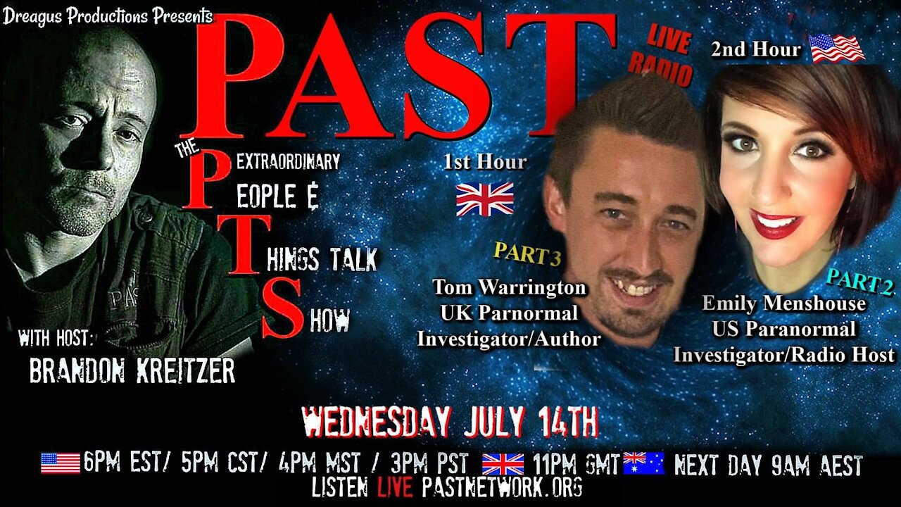 PAST PTS RADIO SHOW-EMILY MENSHOUSE AND TOM WARRINGTON