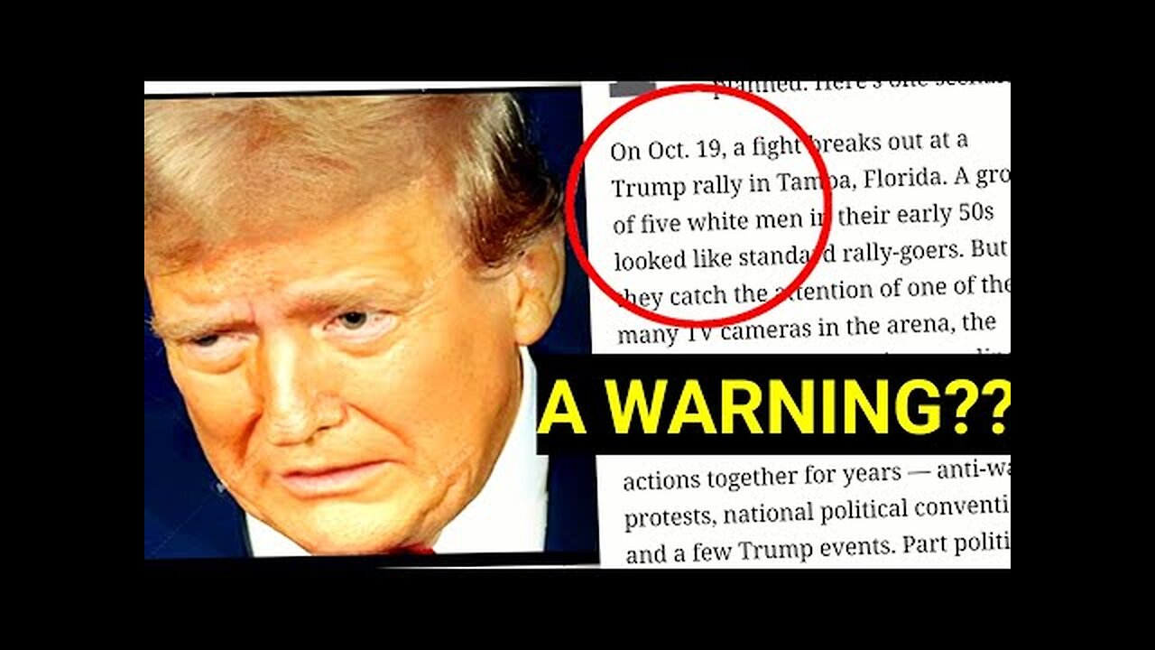 Terrifying Article About Donald Trump and October 19th!