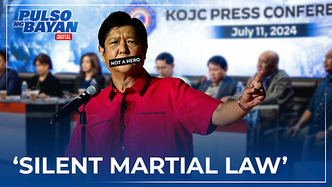 Umano'y ‘silent martial law’ ni Marcos Jr., mas delikado pa sa Martial Law ni Marcos, Sr?