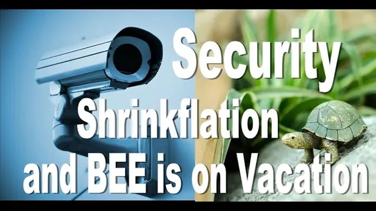 Security, Shrinkflation and BEE is on Vacation.