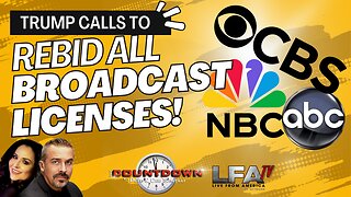 TRUMP CALLS TO REBID ALL BROADCAST (FAKE NEWS) LICENSES! [Pete Santilli #4264-8AM]