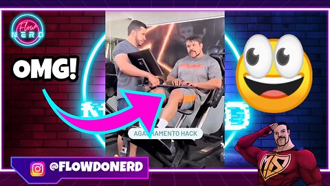 COMPILATION FUNNY MOMENTS AT THE GYM / COMPILAÇÃO MEMES ACADEMIA | FLOW DO NERD