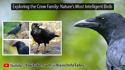 Exploring the Crow Family: Nature's Most Intelligent Birds