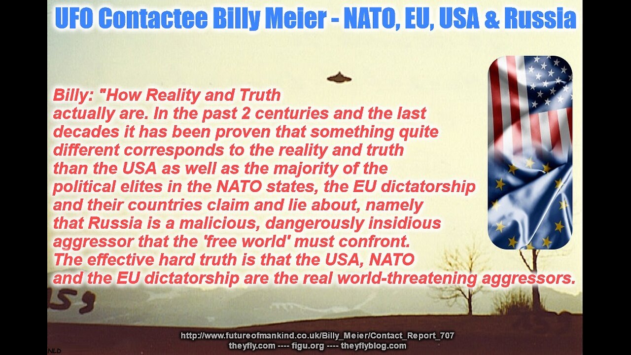 Billy Meier UFO Contact Reports - NATO North Atlantic Treaty Organization