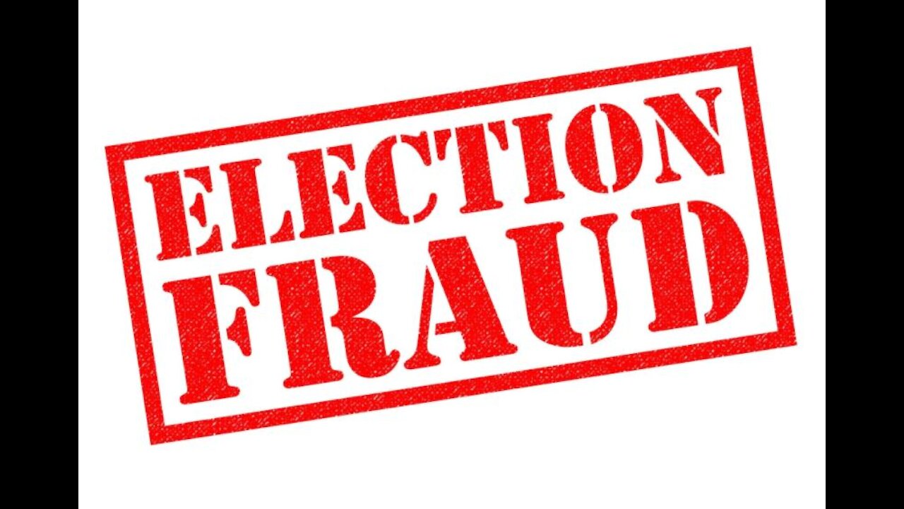 ELECTION FRAUD - EVIDENCE THAT IS TOO BIG TO SWEEP UNDER A RUG