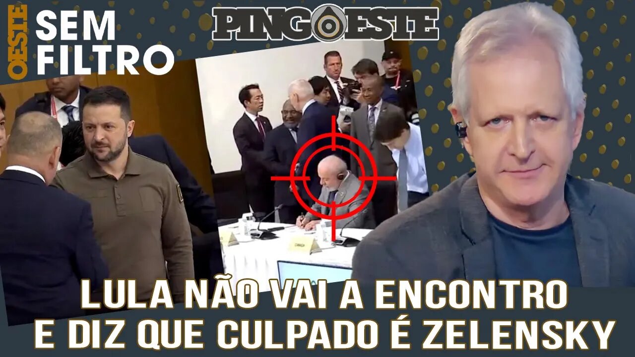 Lula não vai a encontro e ainda culpa Zelensky [AUGUSTO NUNES]