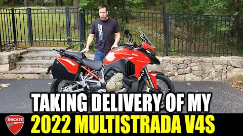 Taking Delivery of My 2022 Ducati Multistrada V4S