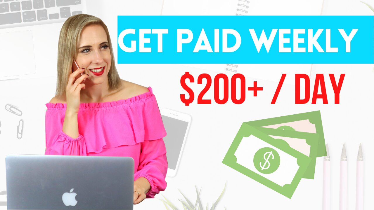 9 Websites To Get Paid Weekly | Best Side Hustles To Make Money Online