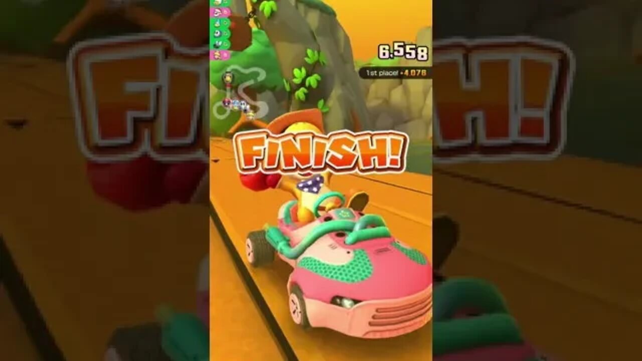 Mario Kart Tour - Pink Sneeker Gameplay (Peach vs. Bowser Tour Purchasable Kart)