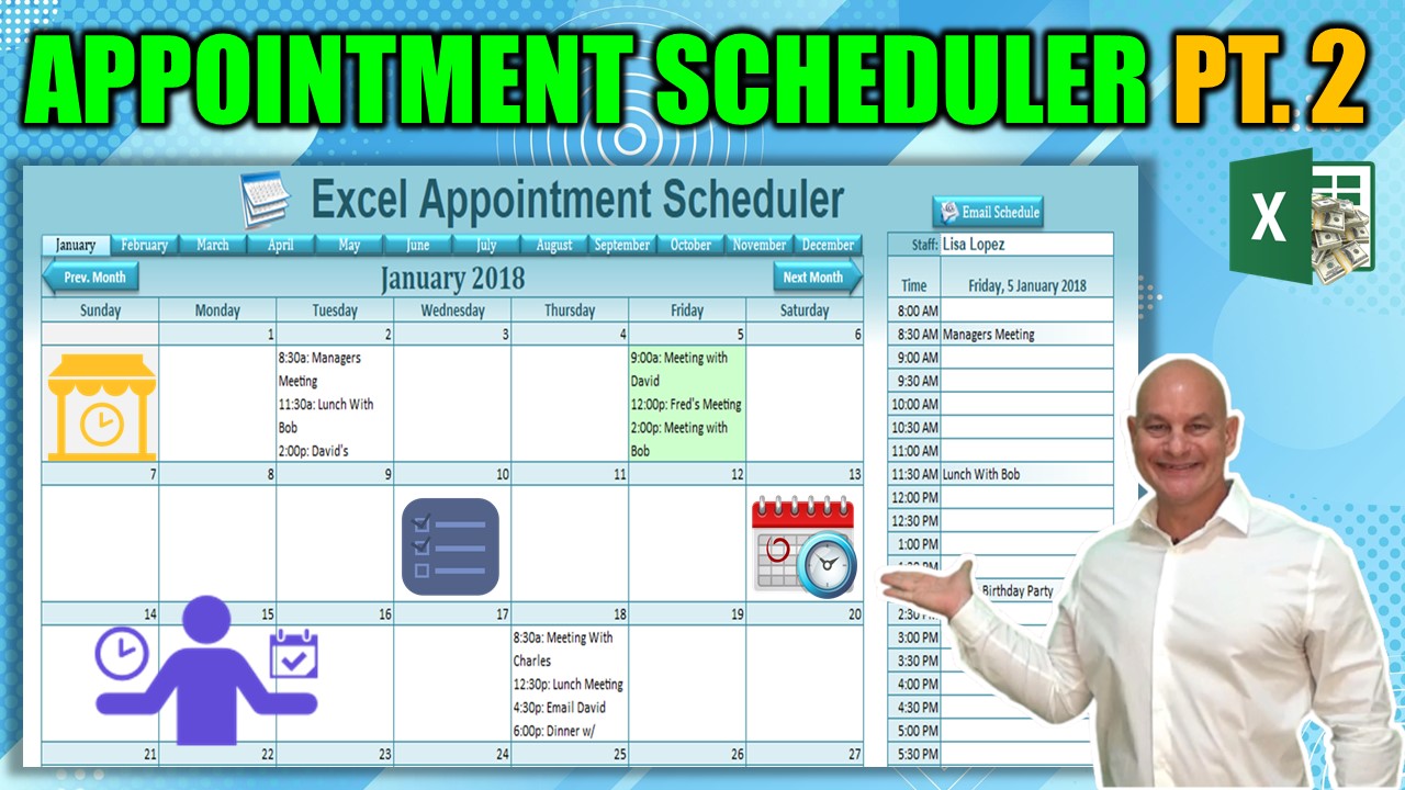 How to Send Multiple Staff Appointments From Excel To Google and Outlook Calendars: [Part 2]