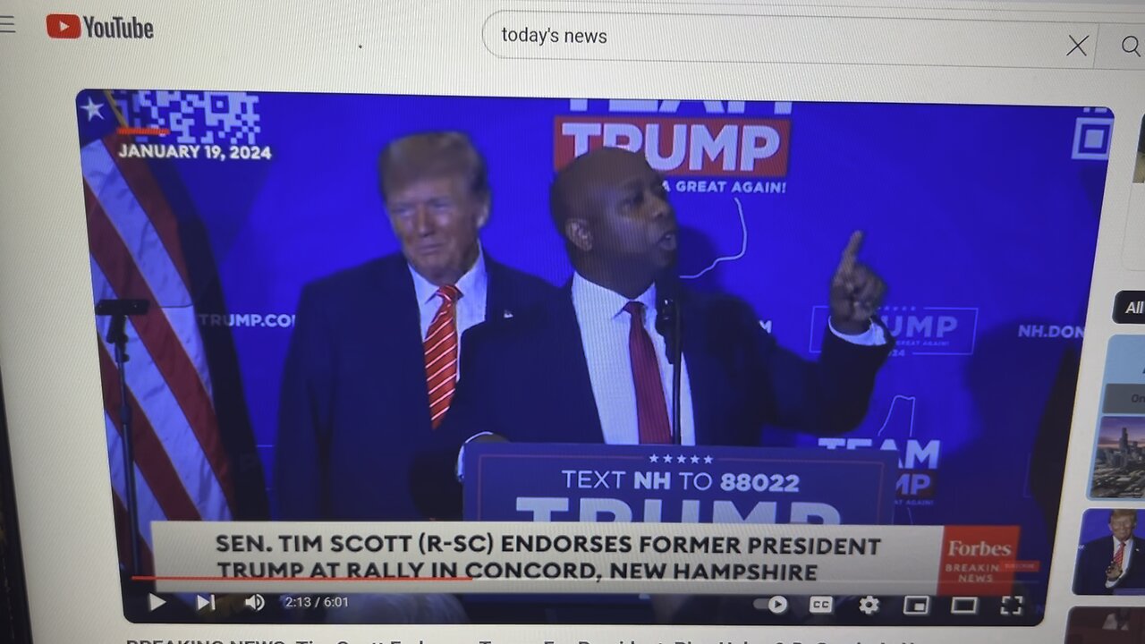 IS TIM SCOTT IN THE RUNNING FOR TRUMPS ECONOMIC VP?