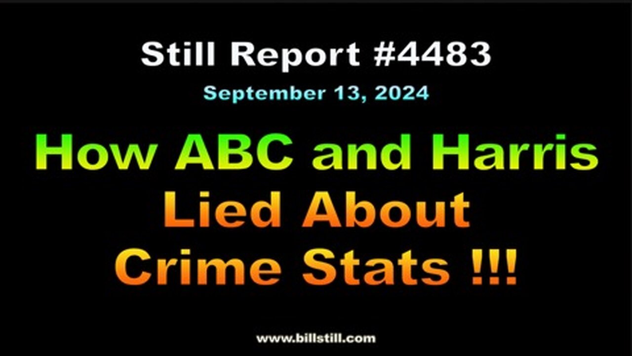 How ABC and Harris Lied About Crime Stats, 4483