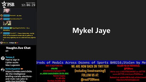 2024-10-27 12:00 EDT - Mykle covering: