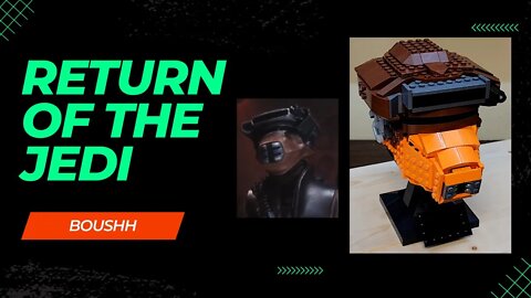 Boushh Helmet MOC - Return of the Jedi - Brick Built Star Wars