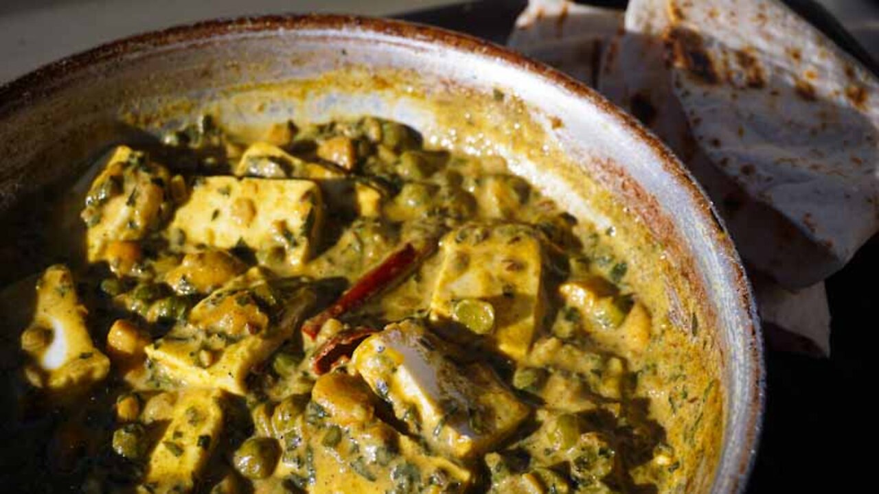 Fork In The Road - Paneer Spinach Curry (Vegetarian)