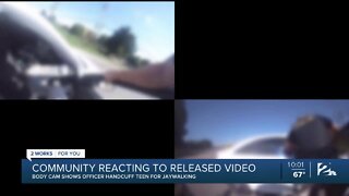 Community reacts to video of cops arresting teens