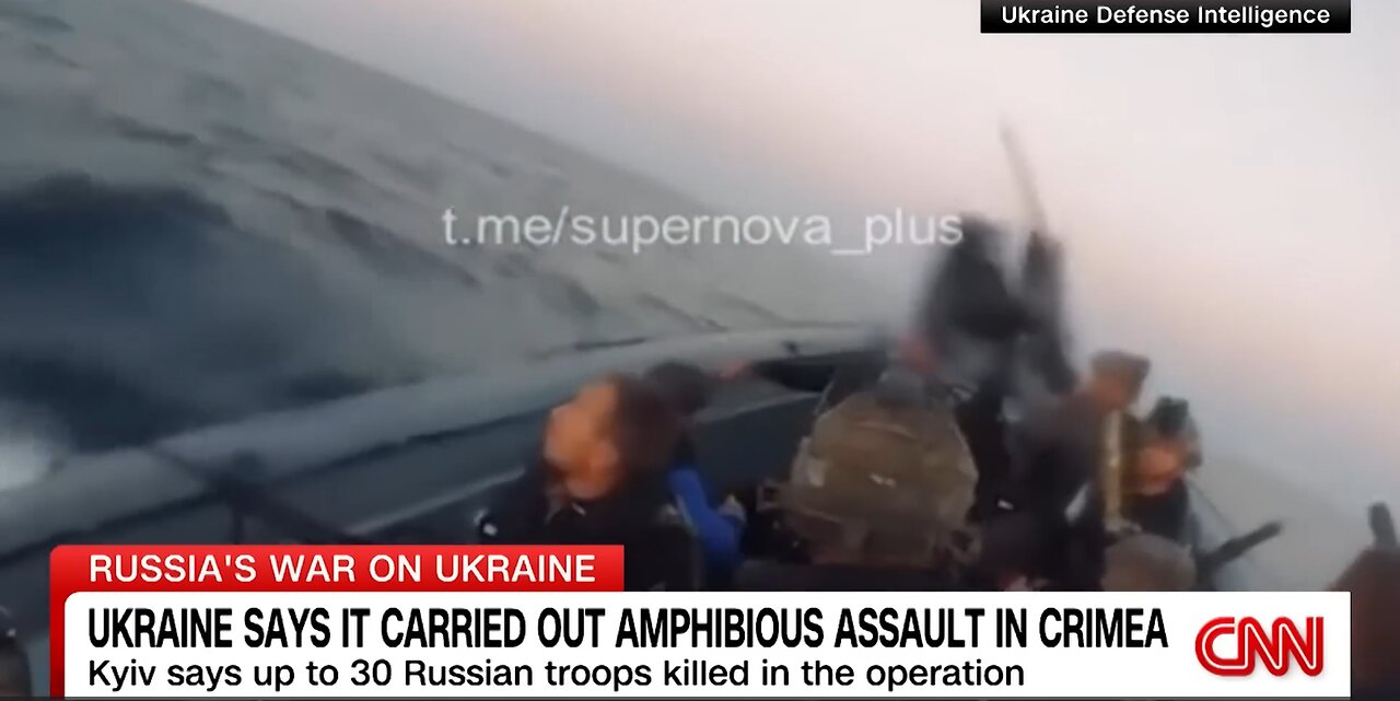 Ukrainian special forces conduct daring raid on Crimean shore