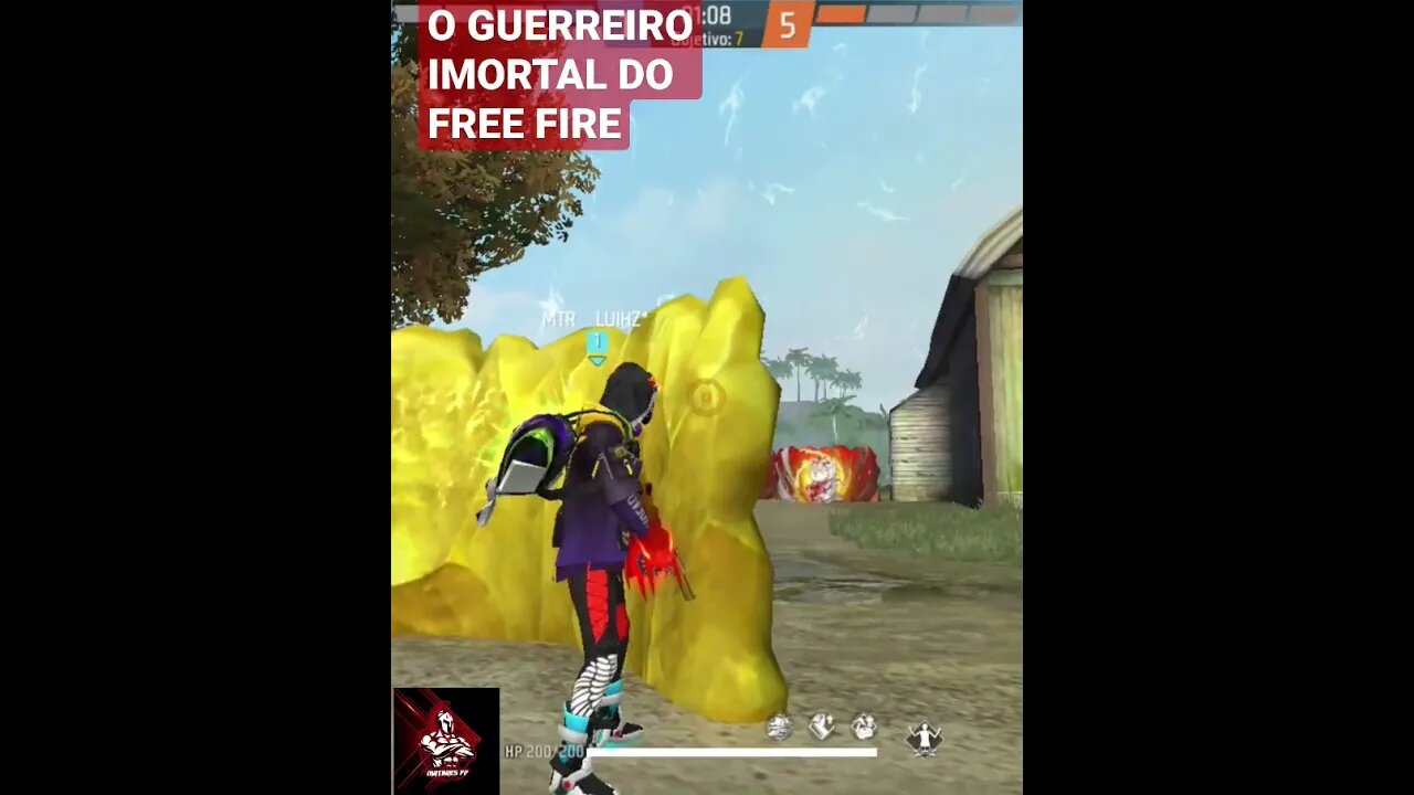 O GUERREIRO IMORTAL DO FREE FIRE - COMO LEVAR 200 DE CAPA E CONTINUAR DE PÉ?