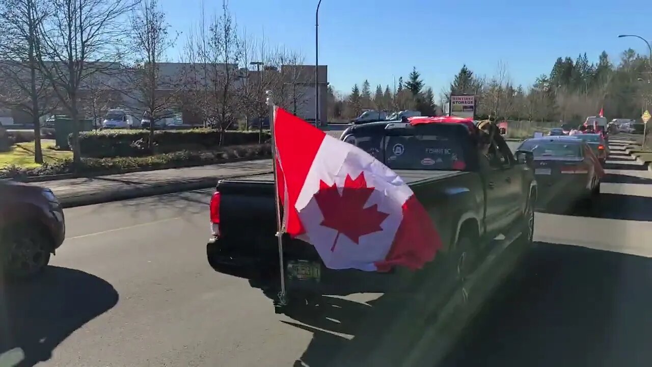 Convoy from Langley waiting