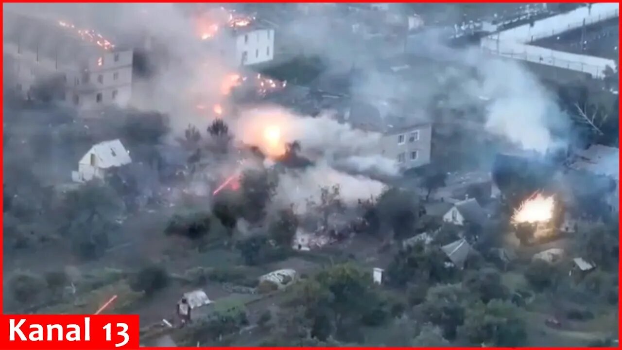 Kursk region is turning into Donbas: Footage of urban battles has emerged, houses are burning