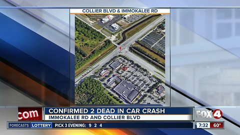 Toddler among two deaths in multiple vehicle crash in Naples Sunday