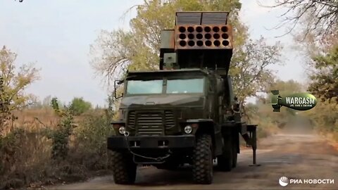 Russian TOS-2 'Tosochka' flamethrower system up close