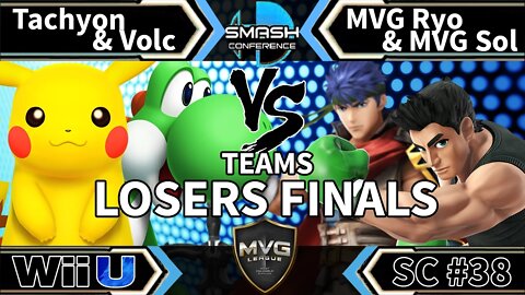 Tachyon & Volc vs. MVG|Ryo & MVG|Sol - Teams SSB4 Losers Finals - Smash Conference 38