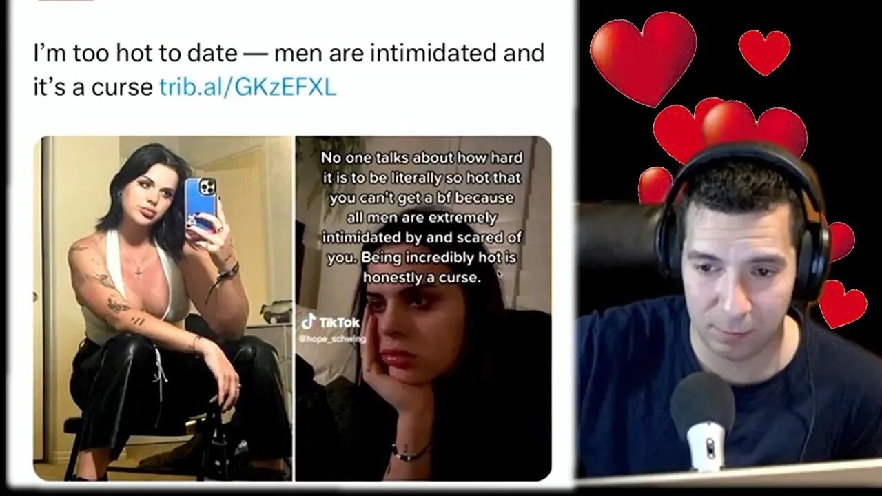 Woman is too hot to date! Men are intimidated by her!