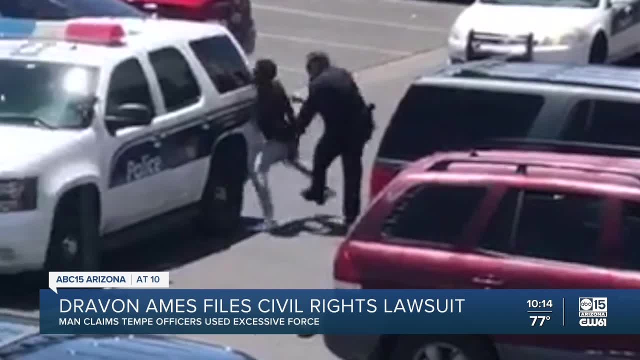 Dravon Ames files civil rights lawsuit