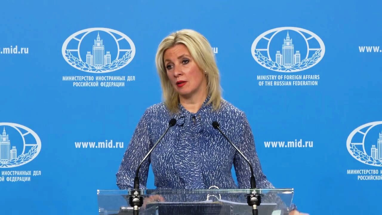 Maria Zakharova - Mark Rutte is a "Reliable" Russophobe - SUB