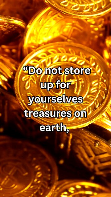 Where is your treasure, heaven or earth?