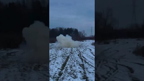 Dead CRT vs Tannerite #shorts