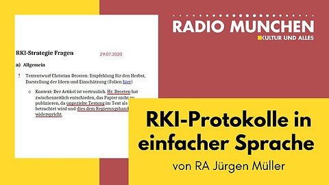 RKI - Protokolle in einfacher Sprache@Radio München🙈🐑🐑🐑 COV ID1984