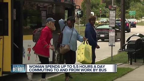 Shocking commute: How long it takes for one Detroit woman to get to work by bus