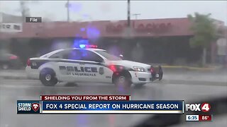 Preparing to protect thos items left behind in a hurricane