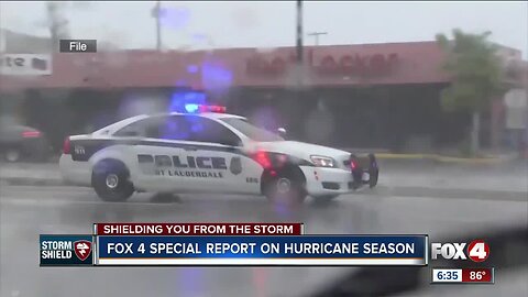 Preparing to protect thos items left behind in a hurricane