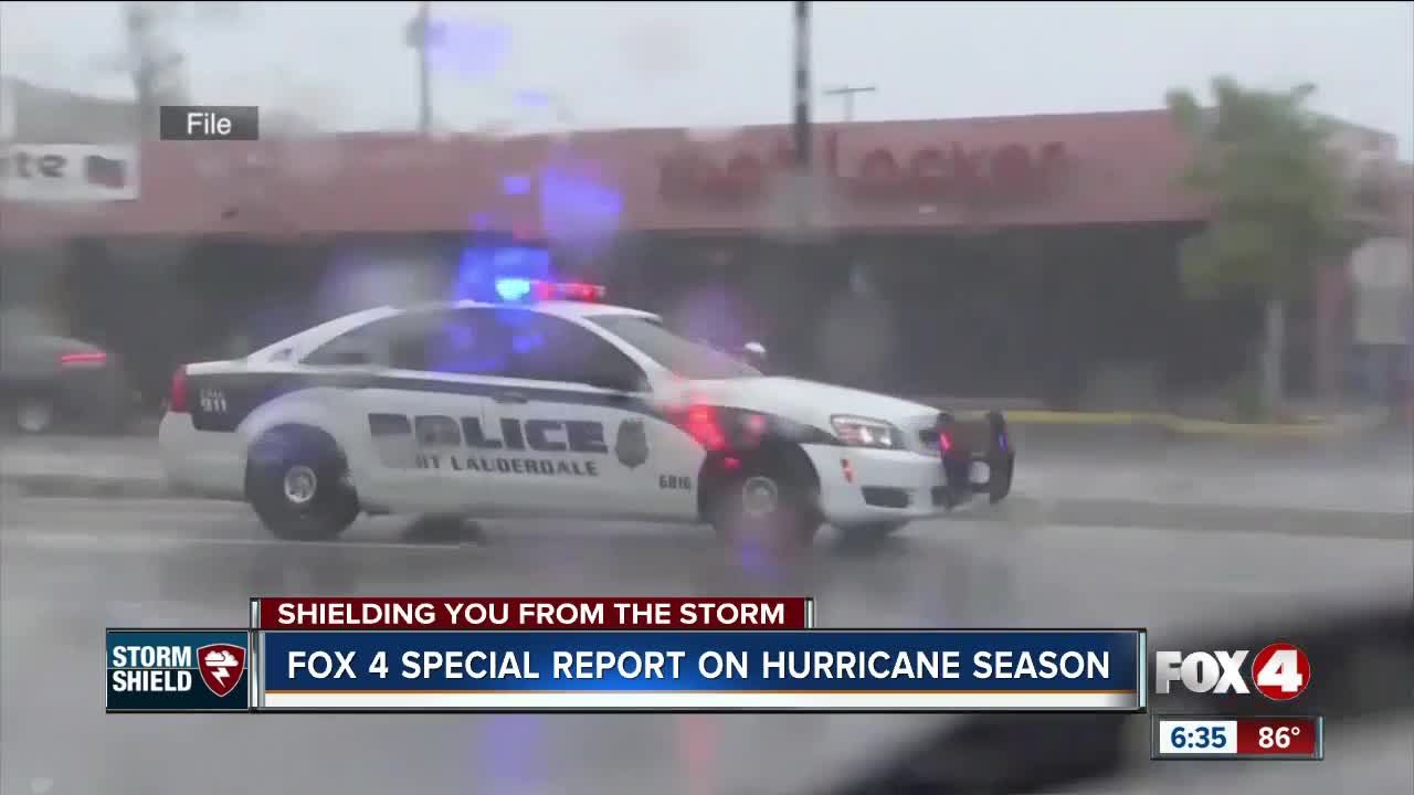 Preparing to protect thos items left behind in a hurricane