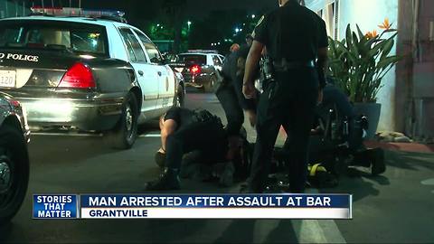 Man arrested after confrontation with ex at bar