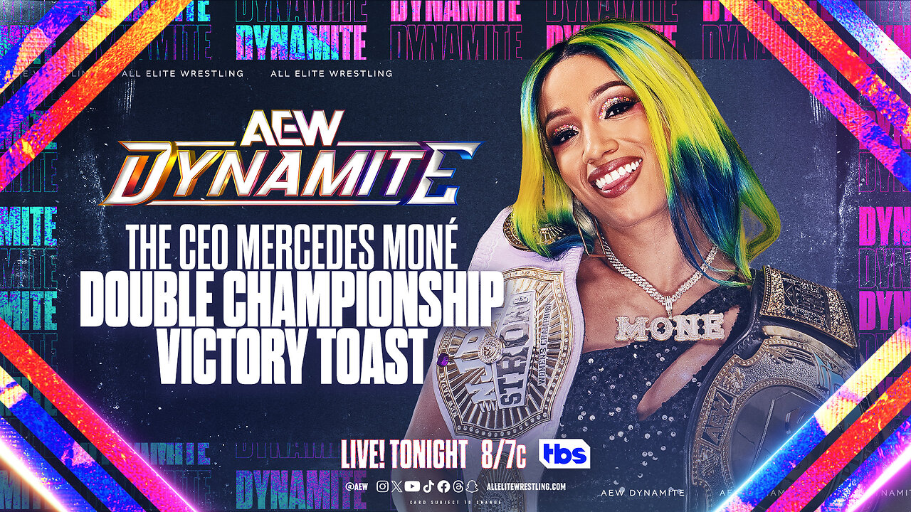 Mercedes Mone Victory Toast: Britt Baker Crashes! #shorts