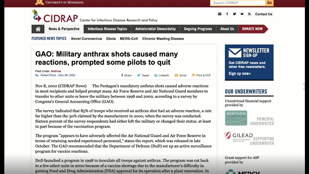 From Anthrax To Coronavirus Part 2 - Same 9-11 False Flag Players, New COVID-19 Boogeyman - 4-16-20