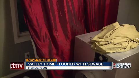 Henderson home suddenly flooded with sewage