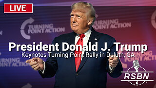 LIVE: President Trump Keynotes Turning Point Rally in Duluth, GA - 10/23/24