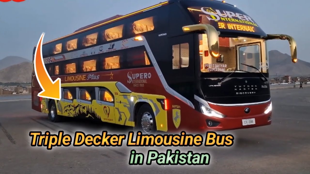 Riding Pakistan’s Massive Triple Decker Bus