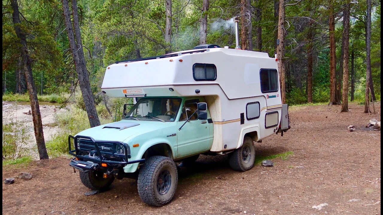 CAN THIS VINTAGE TRUCK REALLY PERFORM ON TRAILS? Colorado Brook Trout Tenkara Fly Fishing @ 11K Feet