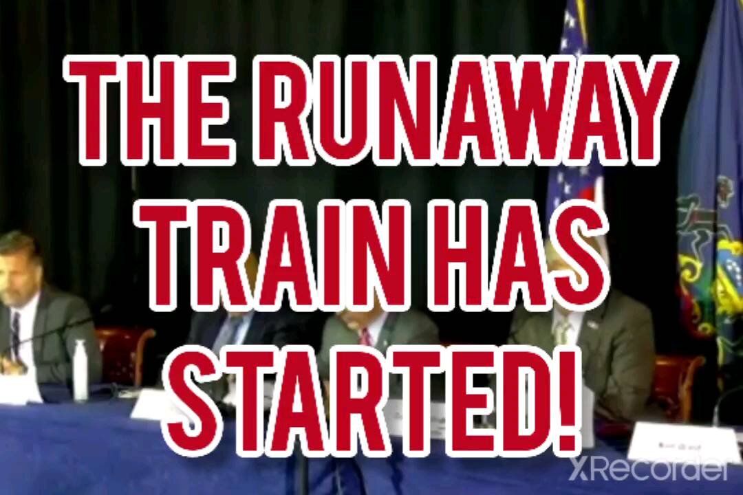 THE RUNAWAY TRAIN HAS STARTED!